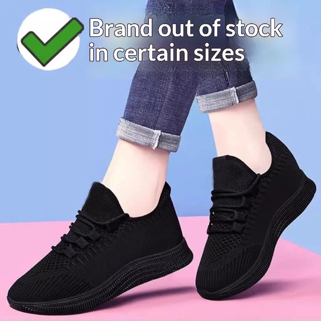 Women's Casual Black Work Shoes Deodorizing For Spring And Autumn by Dropshipman