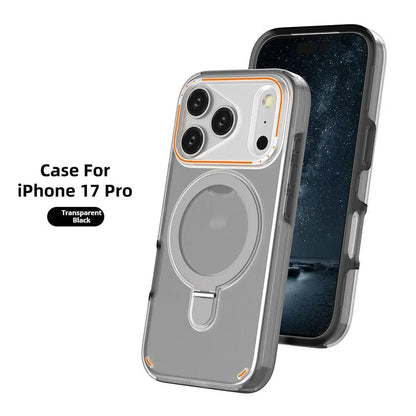 360 Rotation Stand Holder Magnetic Matte Phone Case For I-Phone 17 Pro 17 Max Plus Shockproof Protection Cover Shell by Dropshipman