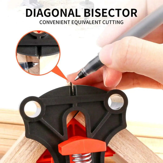 60-120Degree Adjustable Corner Clamp-Spring Loaded Right Angle Clip with Single Handle, Heavy Duty Woodworking Tool by All Mart Bristol Ltd