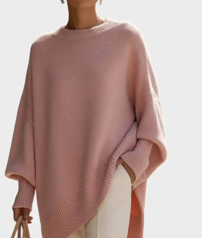 Thick Round Neck Women's Loose All-matching Knitted Pullover Sweater by Dropshipman