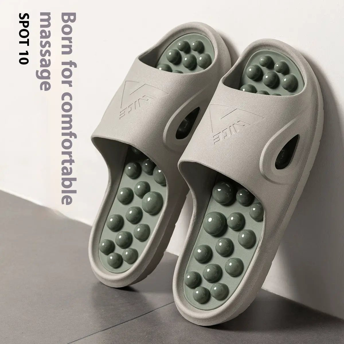 Ball Massage Sandals Bathroom Bath Non-slip Wear-resistant Anti-slip Bath Mat Pedicure by Dropshipman