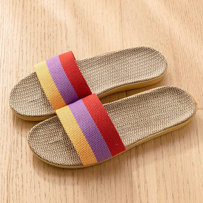 Linen Slippers Deodorizing Sweat-absorbing And Quiet by Dropshipman