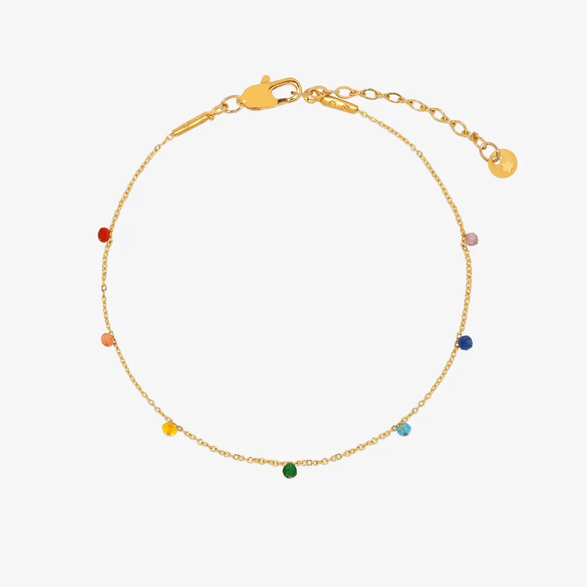 Six berry gemstone bracelet by Nabi London