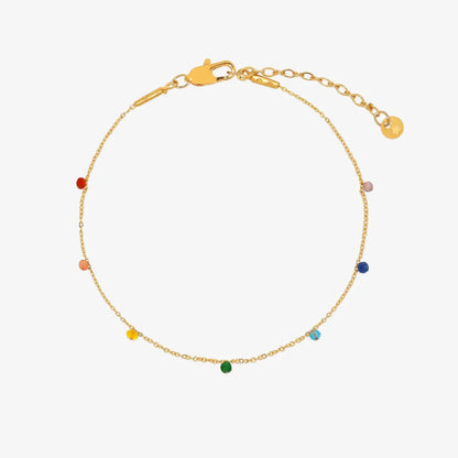Six berry gemstone bracelet by Nabi London