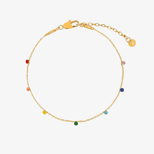 Six berry gemstone bracelet by Nabi London