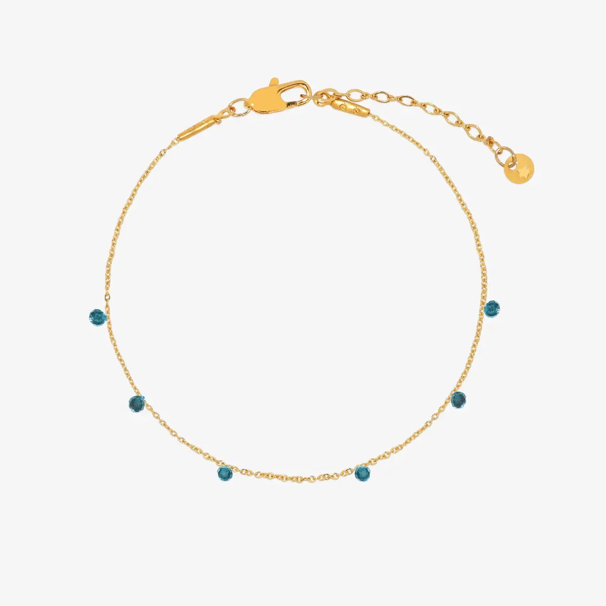 Six berry gemstone bracelet by Nabi London