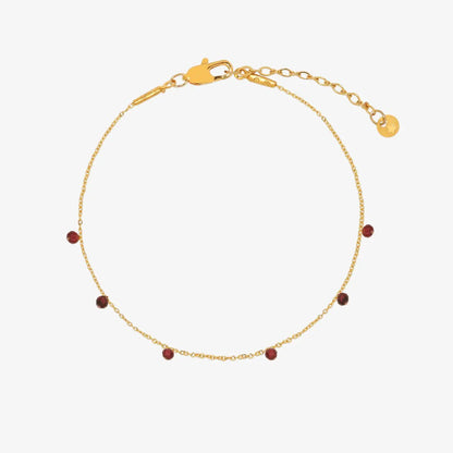 Six berry gemstone bracelet by Nabi London
