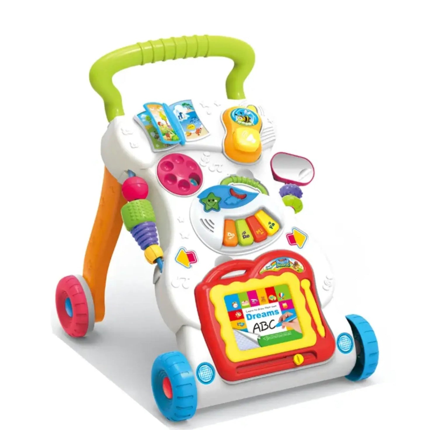 Push along Baby Walker with Wheels Multifunctiona by All Mart Bristol Ltd