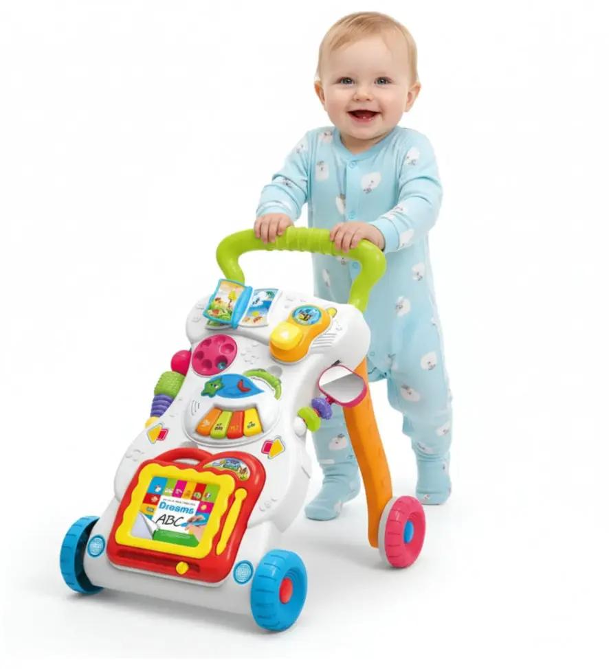 Push along Baby Walker with Wheels Multifunctiona by All Mart Bristol Ltd