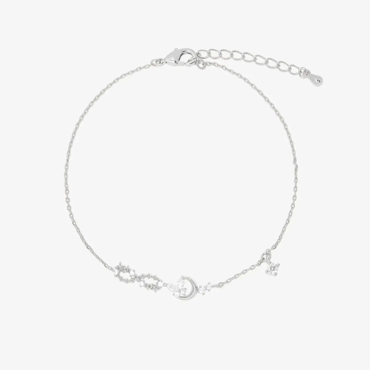 Cubic butterfly moon bracelet by Nabi London