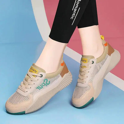 Soft-soled Genuine Leather Sneakers With Non-slip Soles For Running by Dropshipman