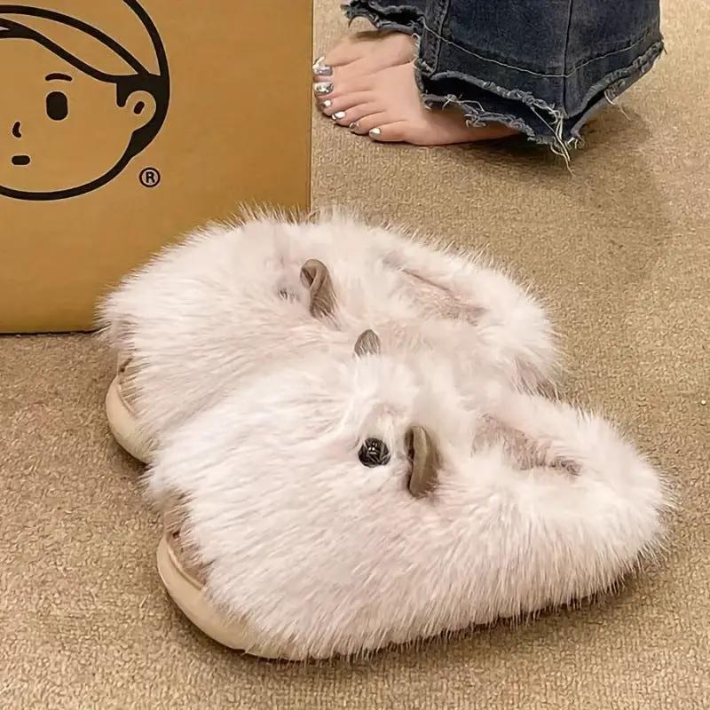 New Comfortable Women's Slippers Soft Suede Indoor by Dropshipman