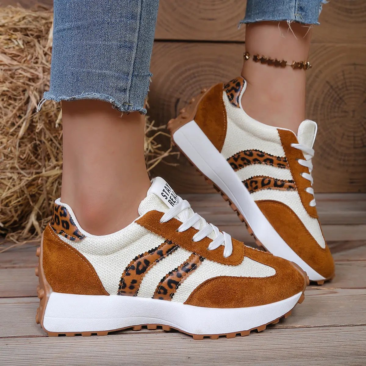 Influencer-style Chunky-soled Casual Sports Shoes For Students by Dropshipman