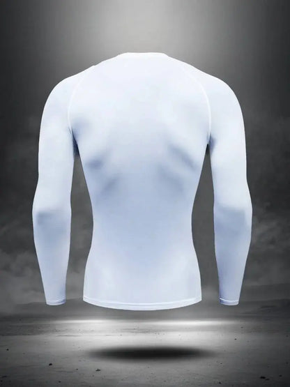 Men's compression top T-shirt, perfect for running and gym workouts, ideal choice for toned and muscular men by All Mart Bristol Ltd