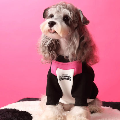 Dog Clothes Stitching Zipper Pullover Sweater by Dropshipman
