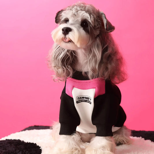 Dog Clothes Stitching Zipper Pullover Sweater by Dropshipman