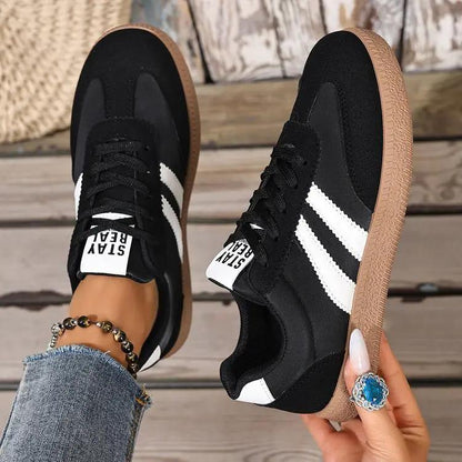 Fashionable Casual White Sneakers For Women by Dropshipman