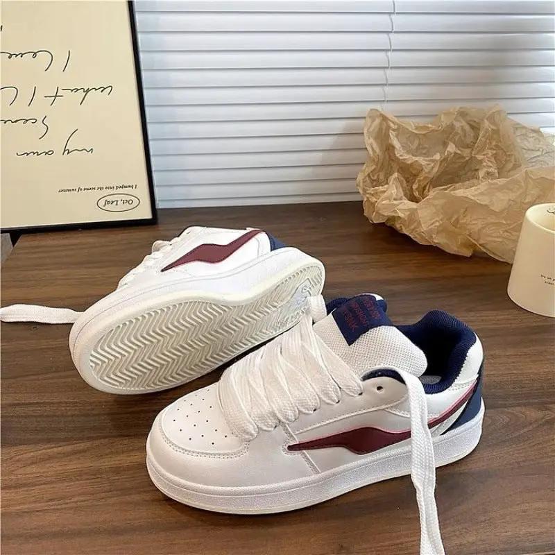 Dopamine Color Matching Classic Preppy Style Raise The Bottom Four Seasons Women's Board Shoes by Dropshipman