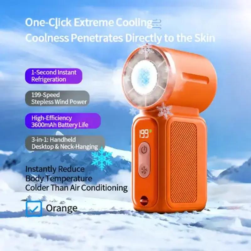 2026 Thumb Fan, Mini, Long Battery Life, Pocket Size, Neck-Worn Design, 3600 Mah Battery, up to 199 Wind Speed Levels, Includes Lanyard. Suitable for Indoor Use, Commuting, Office, Camping, and a Mother’S Day Gift. Suitable for Both Men and Women by All Mart Bristol Ltd