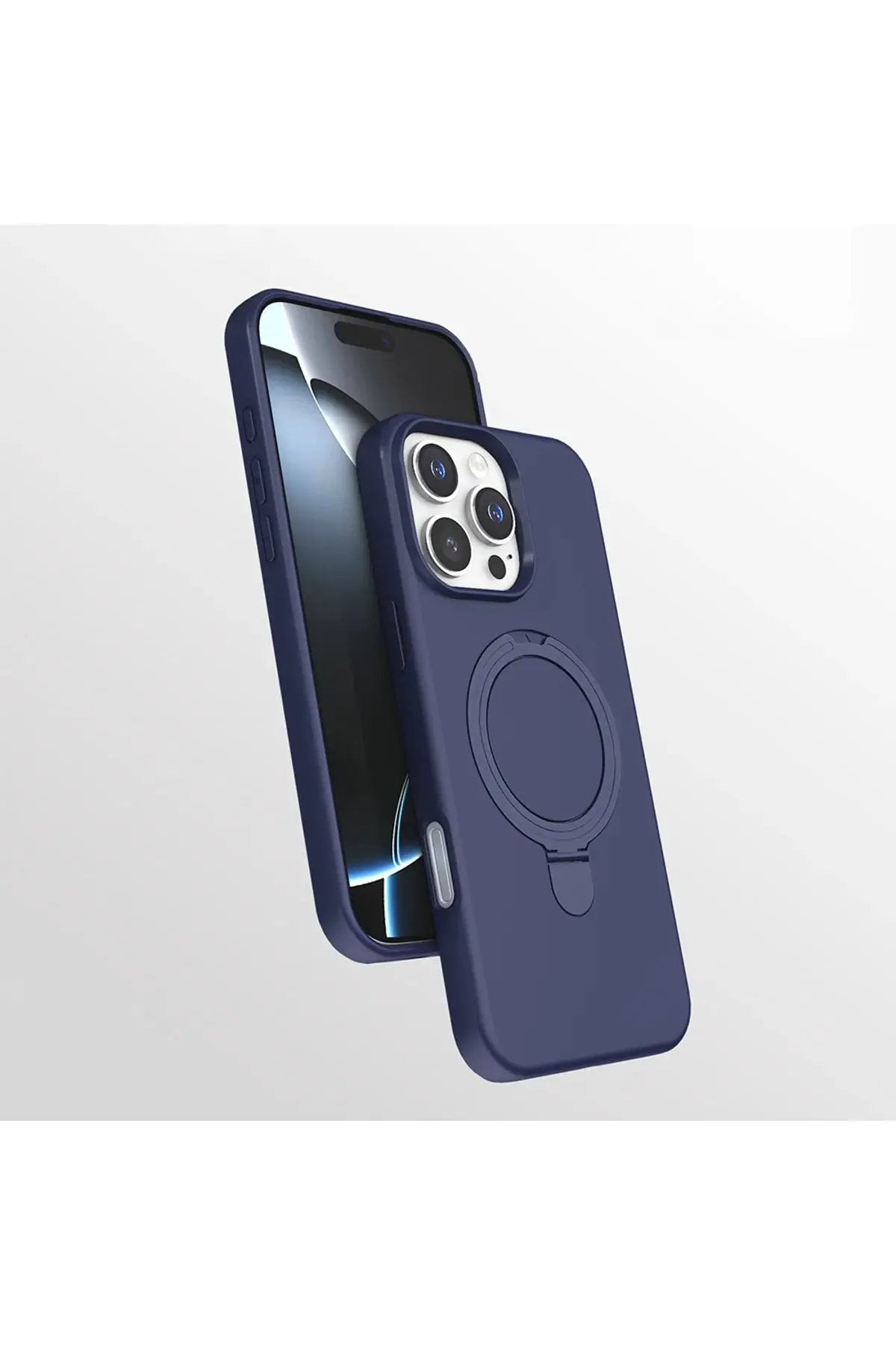 Iphone 16 Pro Case with Magnetic Charging and Ring Stand - Samara Cover by All Mart Bristol Ltd