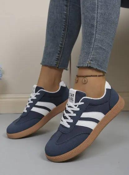 Fashionable Casual White Sneakers For Women by Dropshipman