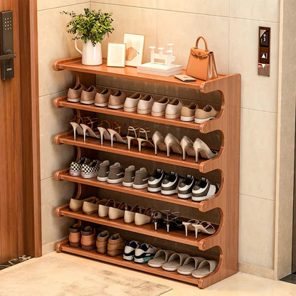 Wooden Shoe Rack, Easy to Assemble, Small Footprint, Large Storage Space, and Beautiful Appearance. by All Mart Bristol Ltd