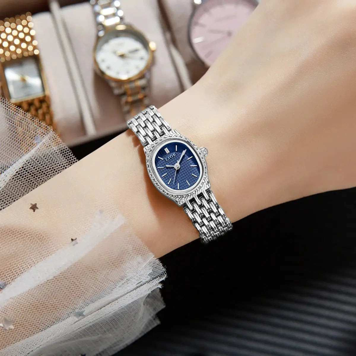 LIGE Fashion Elegant Quartz Woman Watch Classic Luxury Simple Dial Waterproof Ladies Bracelet Women's Wristwatch Clock Gift New by All Mart Bristol Ltd