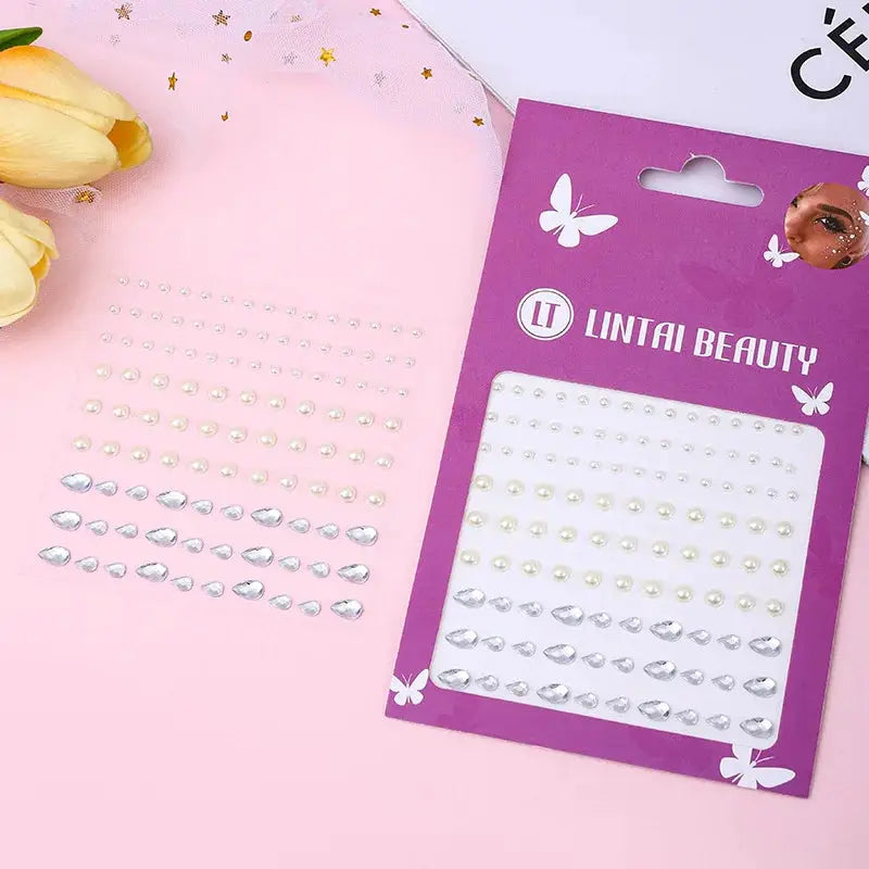 Hot Selling Face Gems Stickers Self Adhesive Waterproof Teardrop Rhinestones for Party Makeup Nail Art Beauty Supplies by All Mart Bristol Ltd