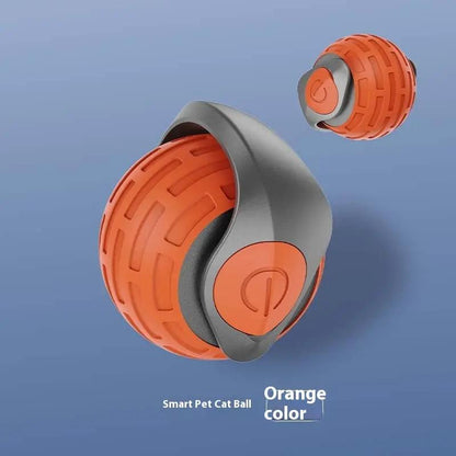 New Interactive Cat Toys Ball Auto Electric Rolling Ball Toys For Cat Kitty Pets Smart Automatic Teaser USB Rechargeable Cat Toy Pet Products by Dropshipman