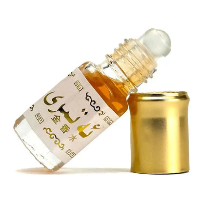 Arabian Perfume Oil Roll On Portable Long Lasting Scent for Men Women Middle East Gold Roll On Perfume Oil Portable Fragrance by All Mart Bristol Ltd