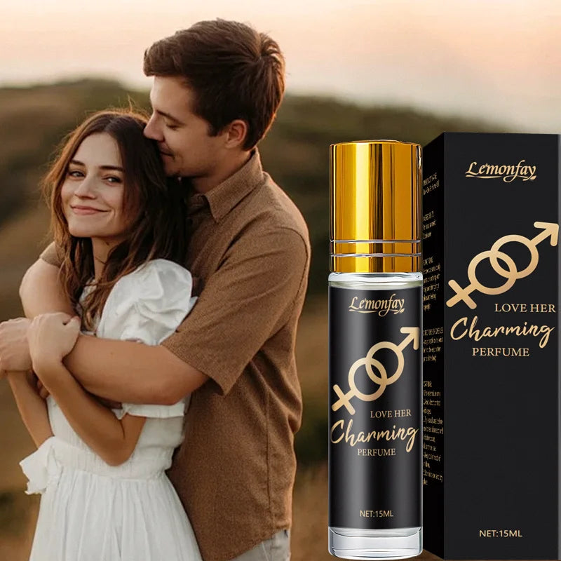Lemonfay Love Her Charming Perfume Roll-On for Men Pheromone Cologne Long Lasting Fragrance 15ml for Dating by All Mart Bristol Ltd