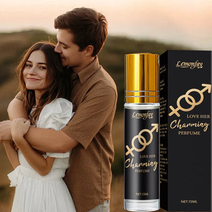 Lemonfay Love Her Charming Perfume Roll-On for Men Pheromone Cologne Long Lasting Fragrance 15ml for Dating by All Mart Bristol Ltd