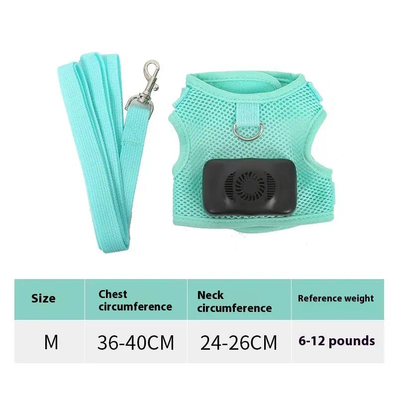 Pets Dog Vest Chest Strap Harness Air Conditioner Cooling And Breathable With Air Conditioner Pet Products by Dropshipman