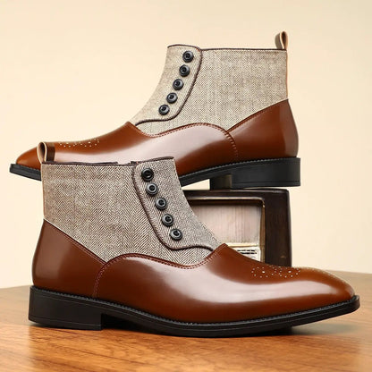British Style Retro Business Formal Wear Leather Shoes Men's Versatile by Dropshipman