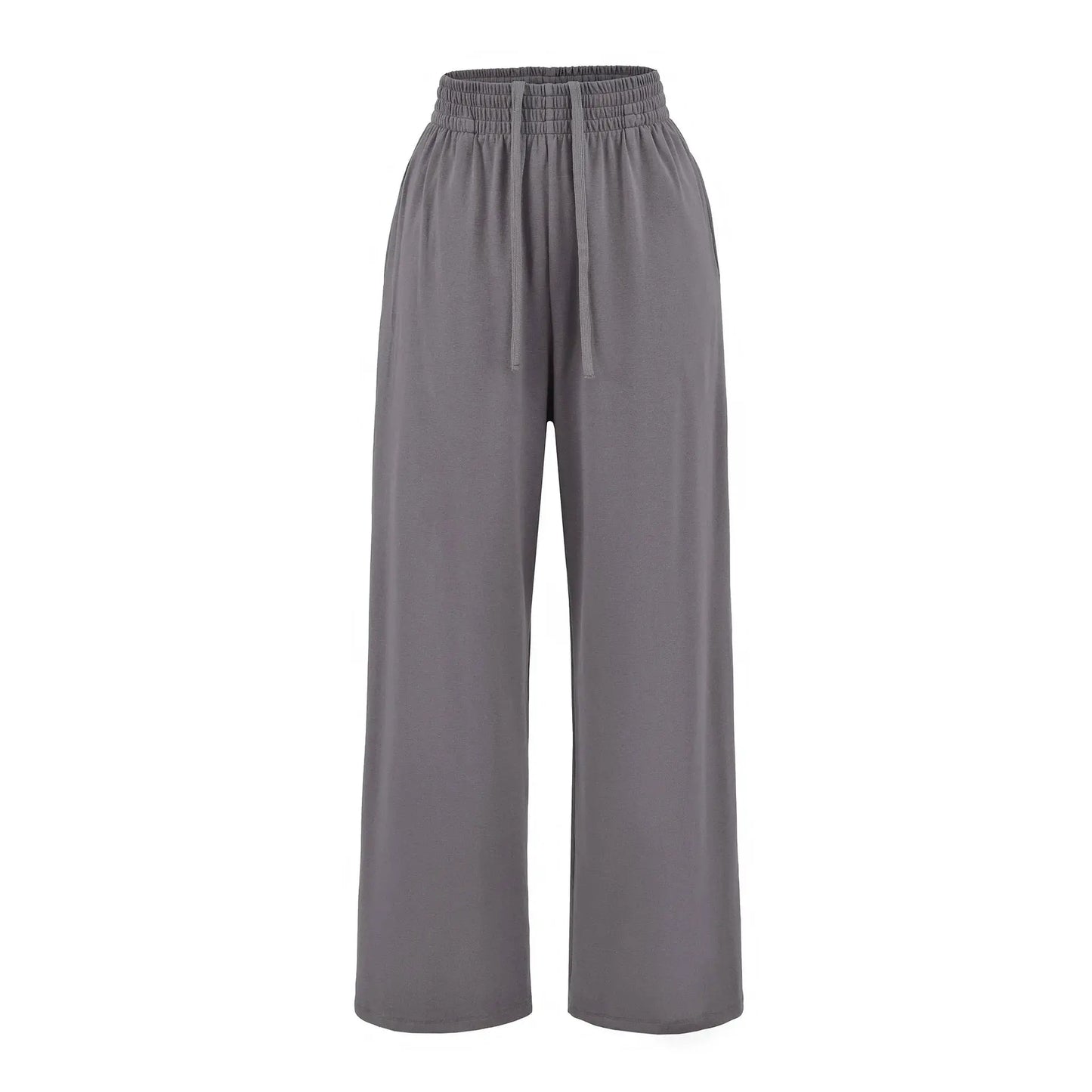 FigureFlattering Set Seductive Slimming T-Shirt Set Wide Leg High-Waisted Set Two-Piece Comfortable Chic Outfit For Women by All Mart Bristol Ltd