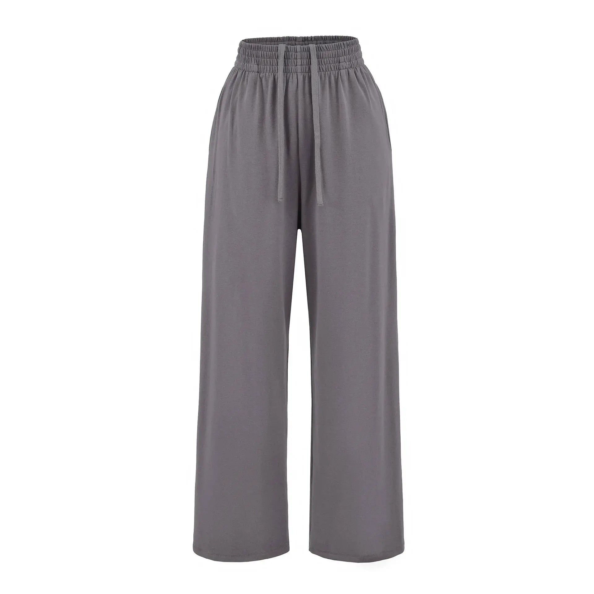 FigureFlattering Set Seductive Slimming T-Shirt Set Wide Leg High-Waisted Set Two-Piece Comfortable Chic Outfit For Women by All Mart Bristol Ltd