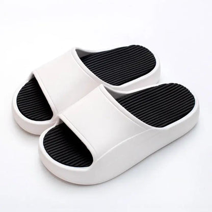 Anti-slip Thick Bottom Feces Feeling Couple Slippers by Dropshipman