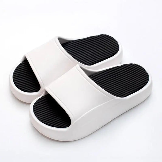 Anti-slip Thick Bottom Feces Feeling Couple Slippers by Dropshipman