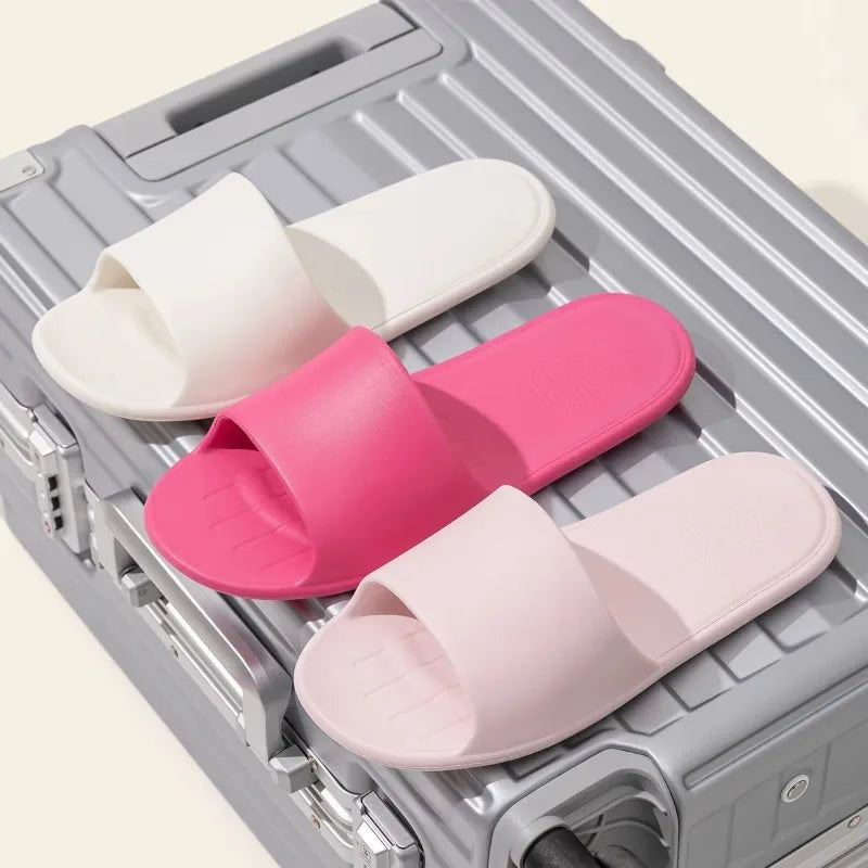 EVA Convenient Slippers Easy To Fold Travel Indoor Slippers Comfortable Light Casual Slippers by All Mart Bristol Ltd