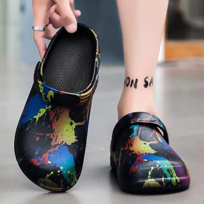 Fashion Personalized Printed Design Beach Sandals Men by Dropshipman