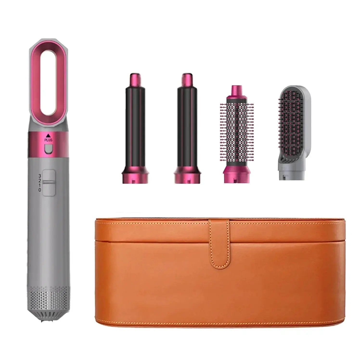 5 in 1 Hair Dryer Brush and Styler Kit Professional Hot Air Comb Curling Iron Hair Straightener for Volumizing and Styling by All Mart Bristol Ltd