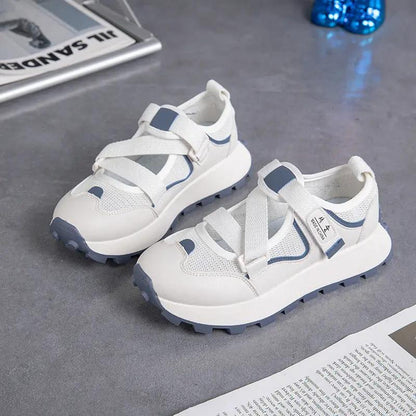 Korean-style Chunky-soled Casual Shoes Cross-border Plus-size Sneakers by Dropshipman
