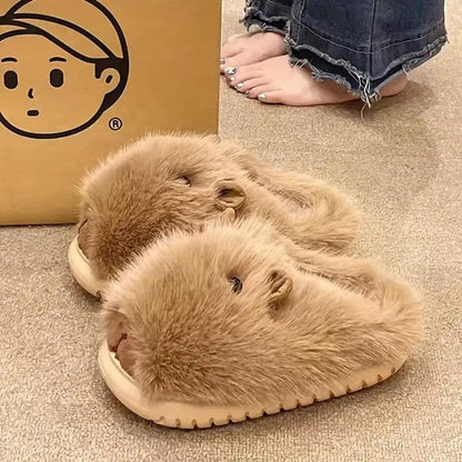 New Comfortable Women's Slippers Soft Suede Indoor by Dropshipman