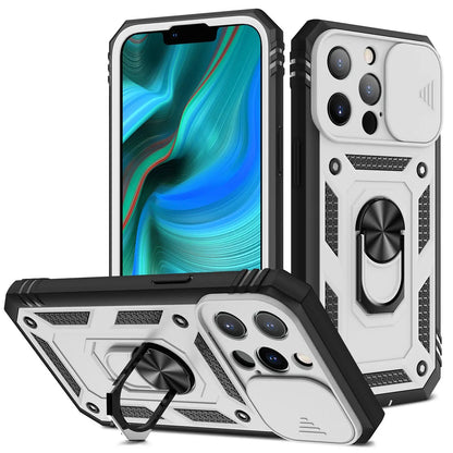 New Magnetic Mobile Phone Case With Sliding Window Bracket by Dropshipman