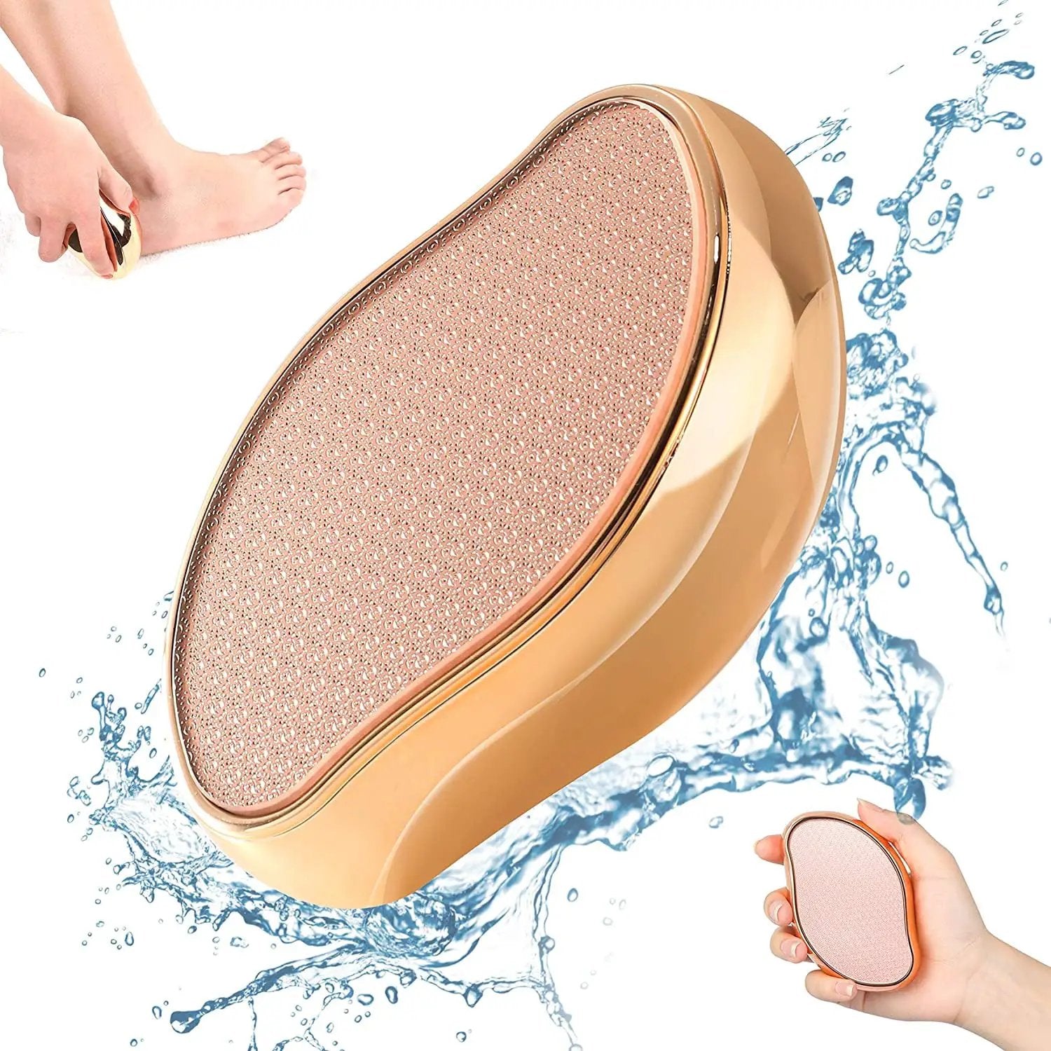 2-in-1 Nano Glass Foot File - Transform Your Feet with a Spa-Quality Callus Remover for Silky Smooth Results by All Mart Bristol Ltd