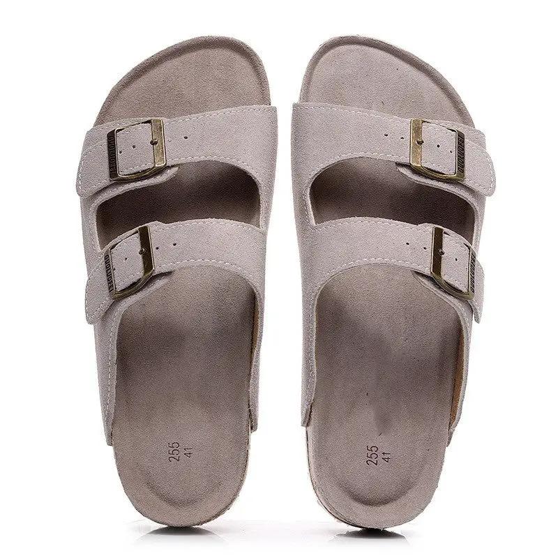 Genuine Leather Cork Slippers Women's Fashion by Dropshipman