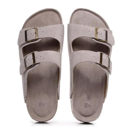 Genuine Leather Cork Slippers Women's Fashion by Dropshipman