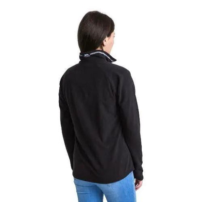 Ladies Trespass Skylar Half Zip Top Fleece Jumper by Trespass