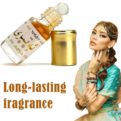 Arabian Perfume Oil Roll On Portable Long Lasting Scent for Men Women Middle East Gold Roll On Perfume Oil Portable Fragrance by All Mart Bristol Ltd