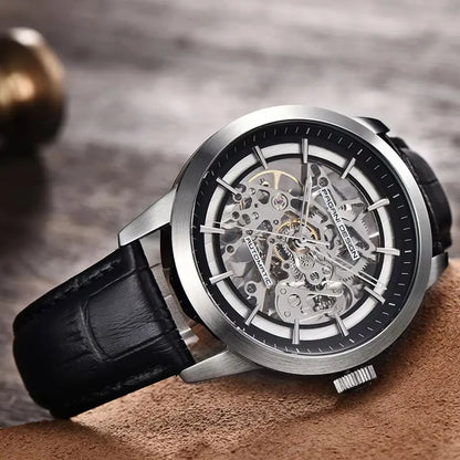 PAGANI DESIGN Hollow Men Watch Stainless Steel Waterproof 43mm Automatic Wristwatch Top Brand Mechanical Watch Men Gift Watches by All Mart Bristol Ltd